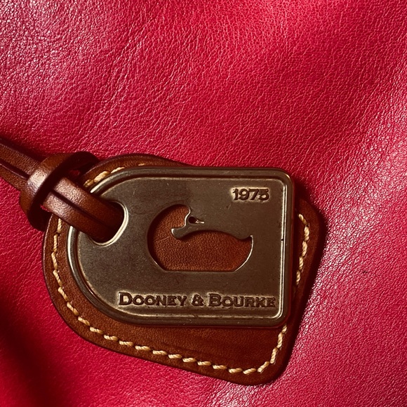 Dooney and Bourke Genuine Florentine Vacchetta Leather Bag - Picture 4 of 10